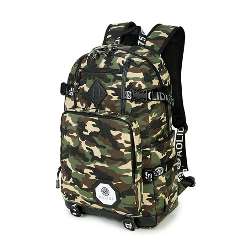 camo school backpack