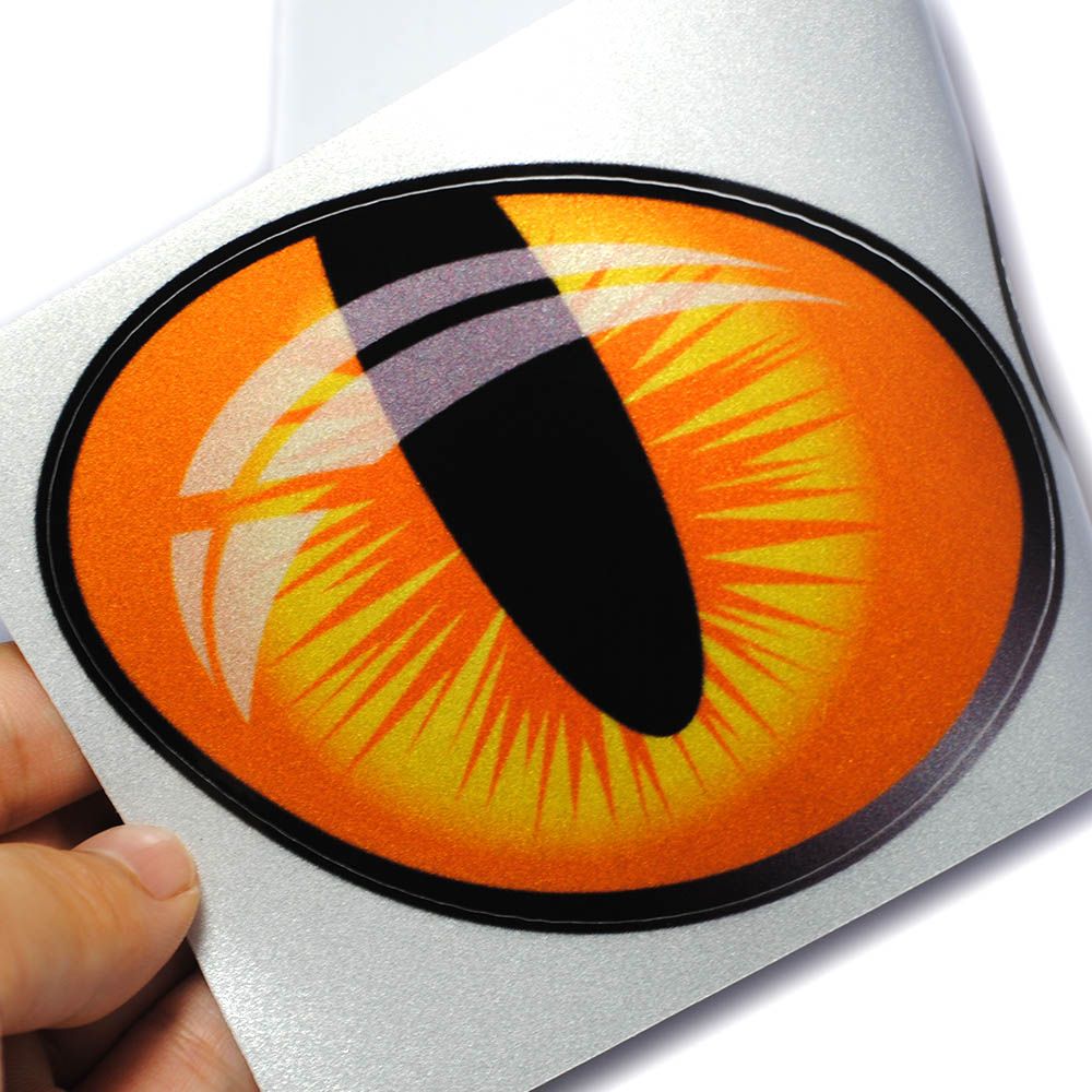 2pcs 3D Mirror Stickers Simulation Cat Eyes Decal for Car Truck Rearview Windows