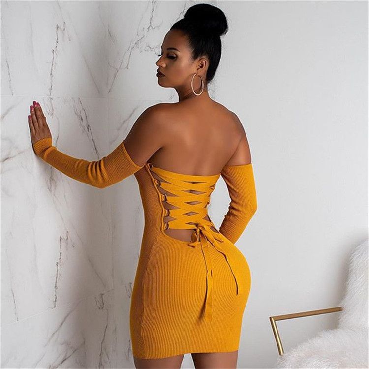 lycra bodycon dress