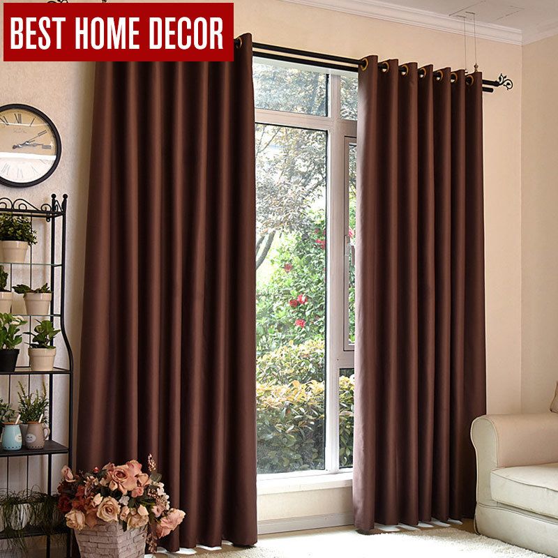 2019 Pleated Bhd Modern Blackout Curtains For Window Treatment