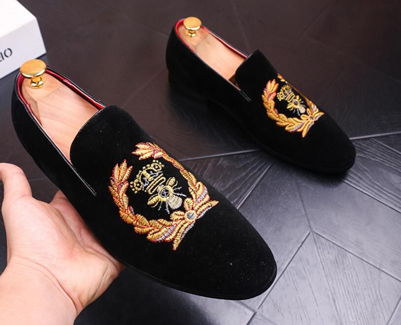 embroidered moccasins