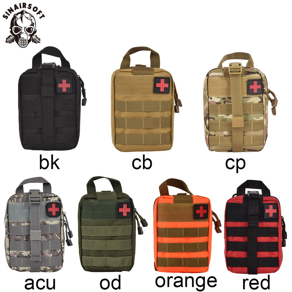 Outdoor Tactical Medical First Aid Pouch Emergency Bag Belt Treatment Pack 
