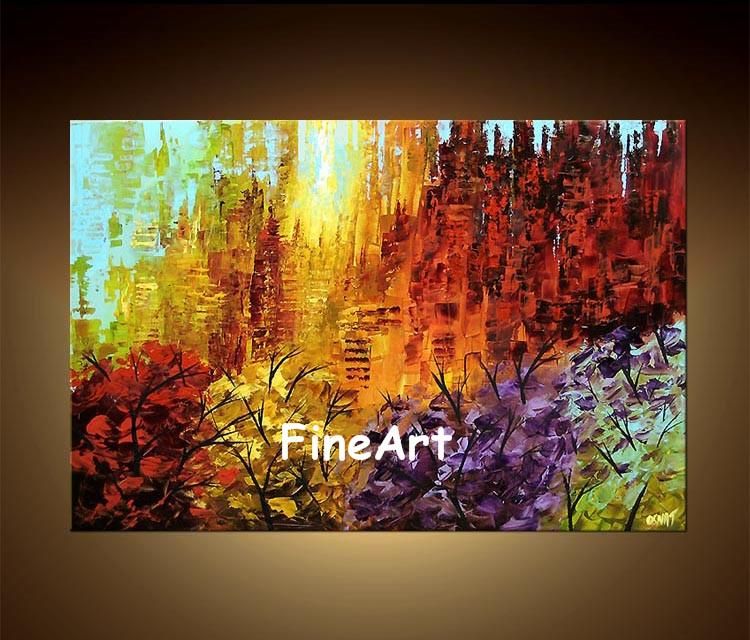 Malerei Naturlandschaft Moderne Kunst Meerblick Kunst Kunstwerk