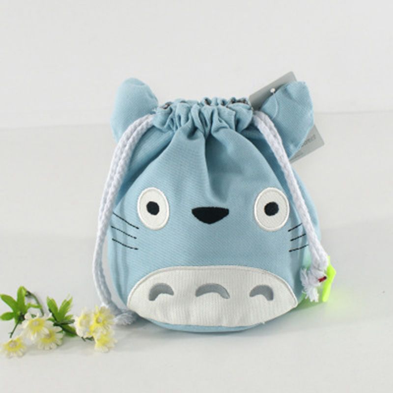 totoro drawstring bolsa