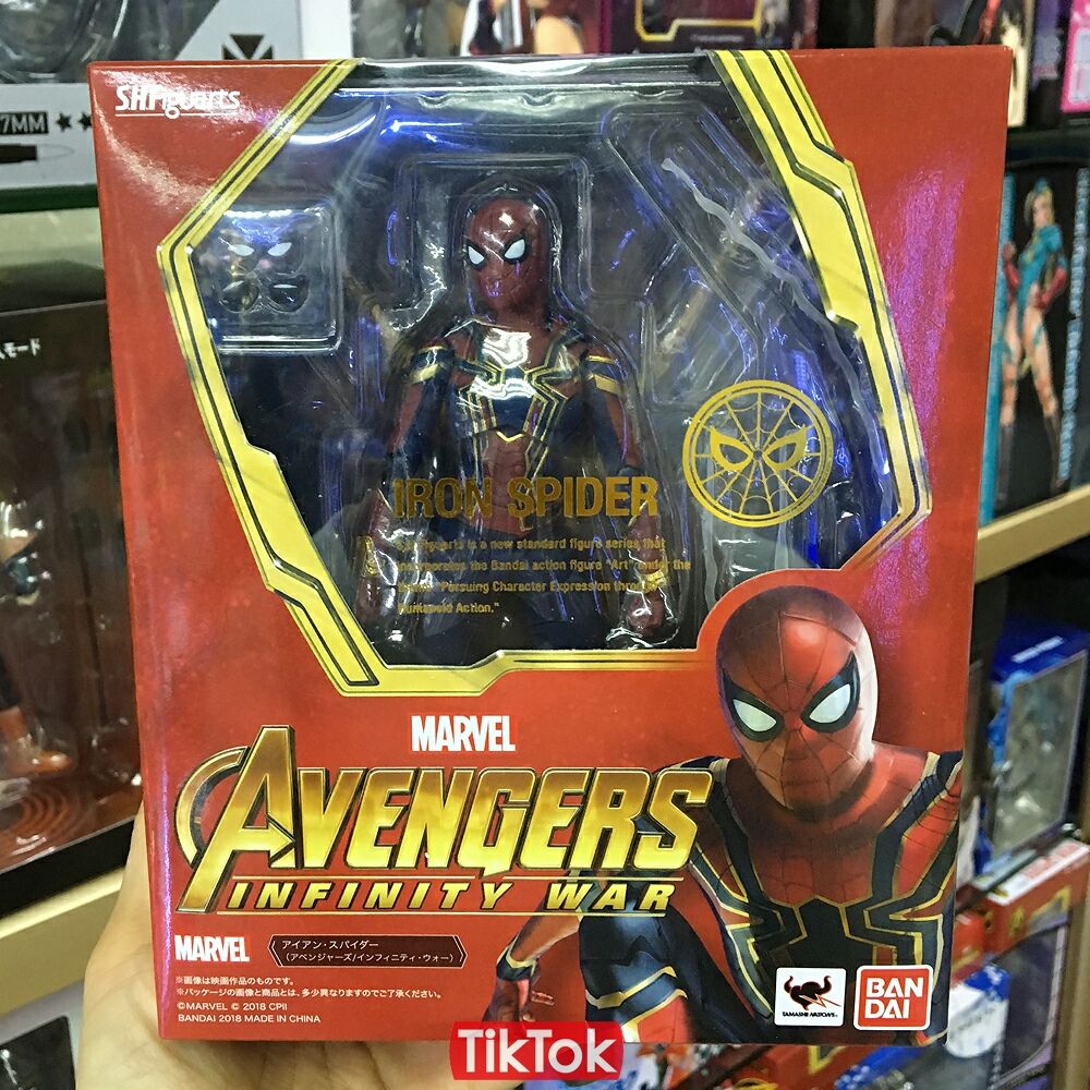 Película Avengers Infinity War Iron Spider Man Cartoon Toy Figura De Acción  Modelo Muñeca Regalo De 31,28 € | DHgate