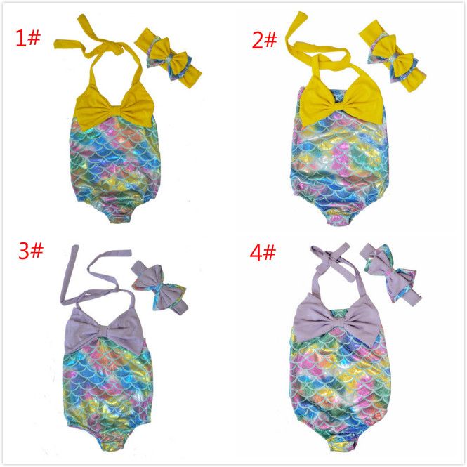 1lot=1set=2pcs=headband+swimwear