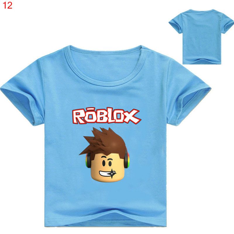 2020 Mix Kids Boys Girls Roblox Printing Cartoon Tee Shirts Casual Bottoming Shirt T Shirt Pullover Halloween Cosplay Costumes Cloth From Love Fashionshop 4 23 Dhgate Com - blue halloween shirt roblox