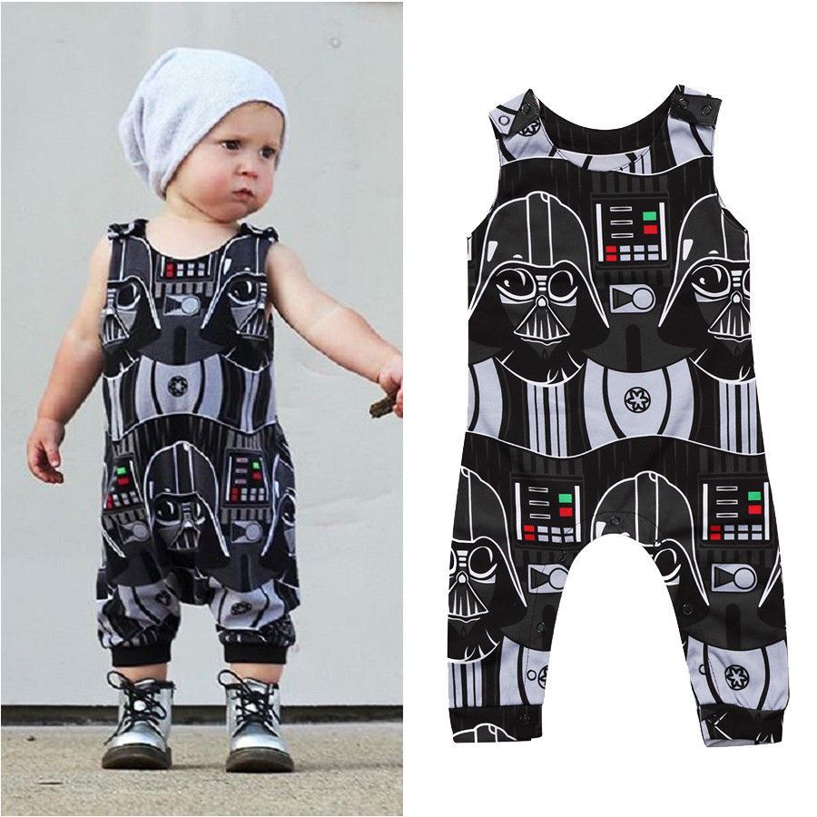 baby boy sleeveless romper