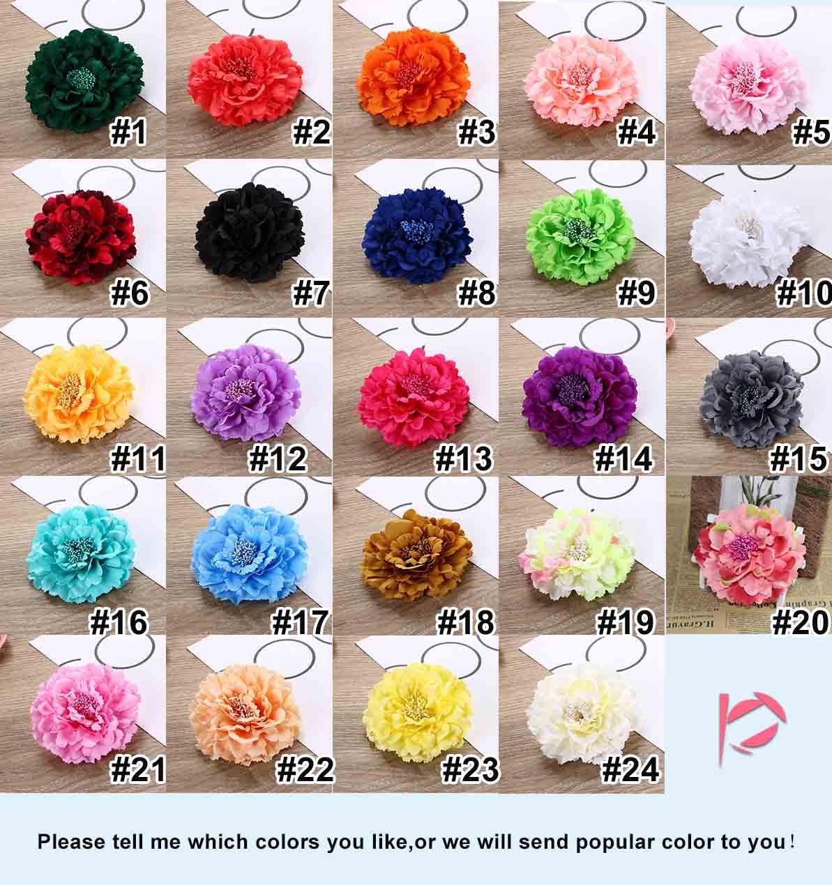 New Fashion Woman Lady Peony Flower Hair Clip Hairpin Brooch Accessories