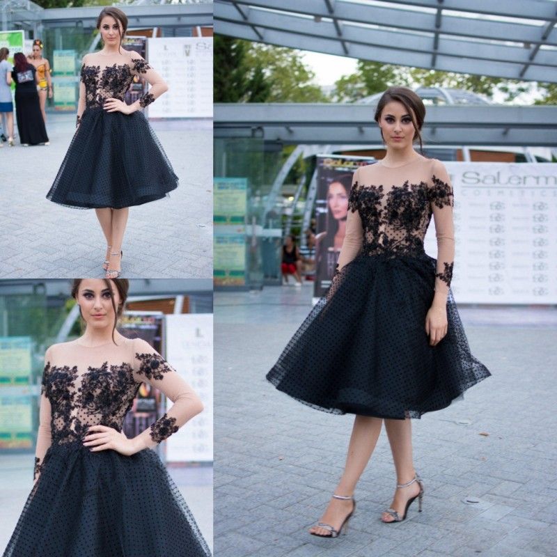 formal black cocktail dresses