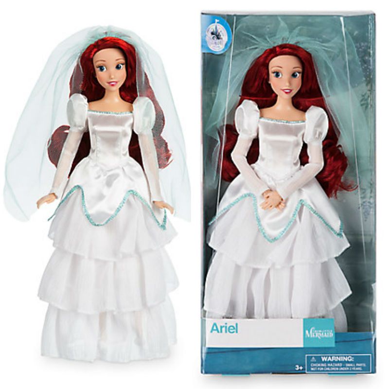 Dolls The Little Mermaid Ariel Wedding Dress Doll 12 Doll 12 Classic Dolls Amarican Girl Dolls Doll Shoes For 18 Inch Dolls From Toy888 7567 - 