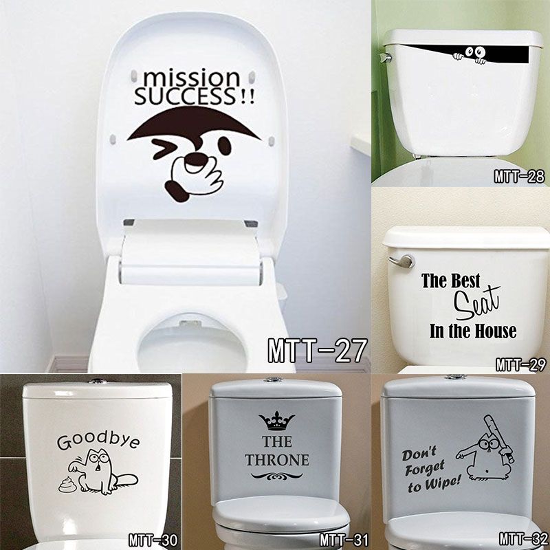 Many Styles Of Bathroom Wall Stickers Toilet Home Decoration Waterproof Wall Decals For Washroom Decal Home Decor Cheap Wall Stickers For Bedrooms Child Wall Stickers From Carmlin 22 37 Dhgate Com
