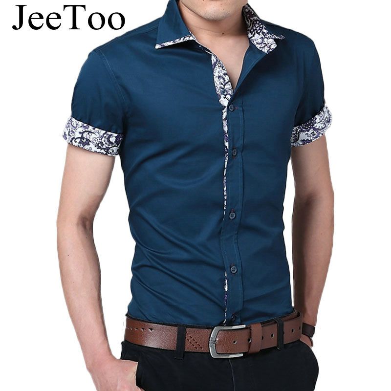 mens short sleeve casual dress shirts