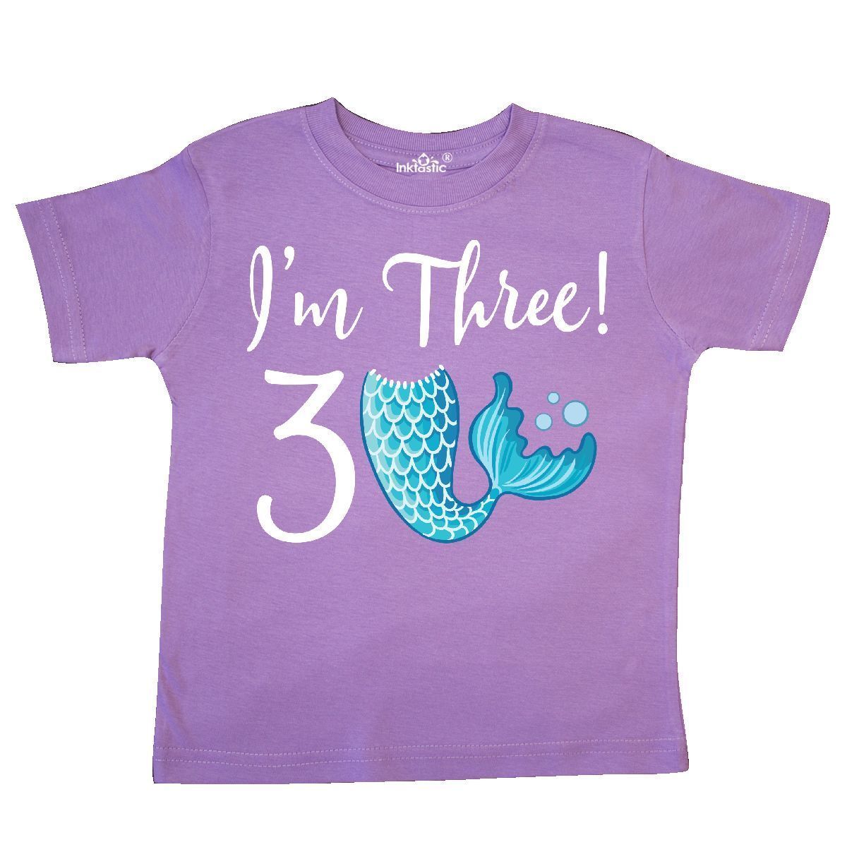 inktastic Third Birthday Mermaid Toddler T-Shirt