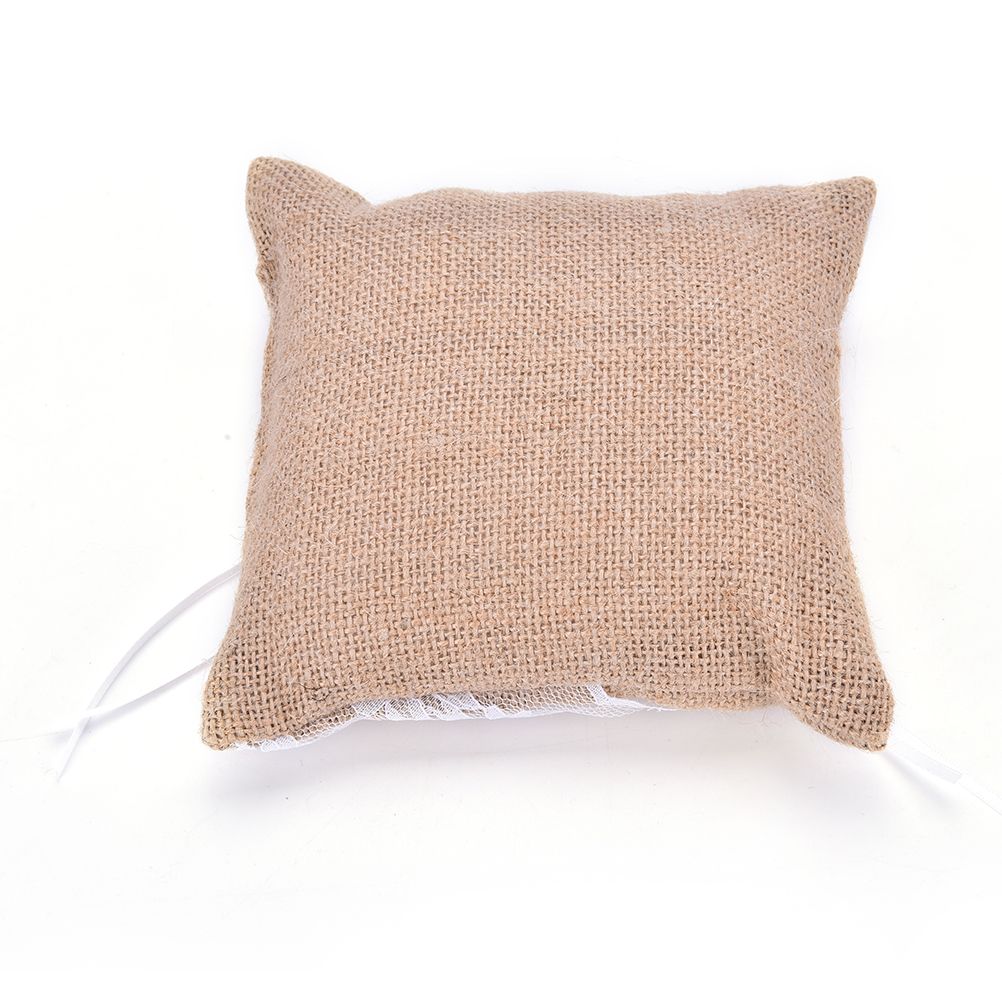hessian ring cushion