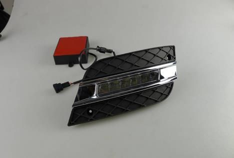 Drl For Mercedes Benz Ml350 W164 Ml300 Ml320 2010 2011 Daytime Running Lights Fog Head Lamp Cover Car Styling Led Dlr Led Driving Lamp From Autoellin