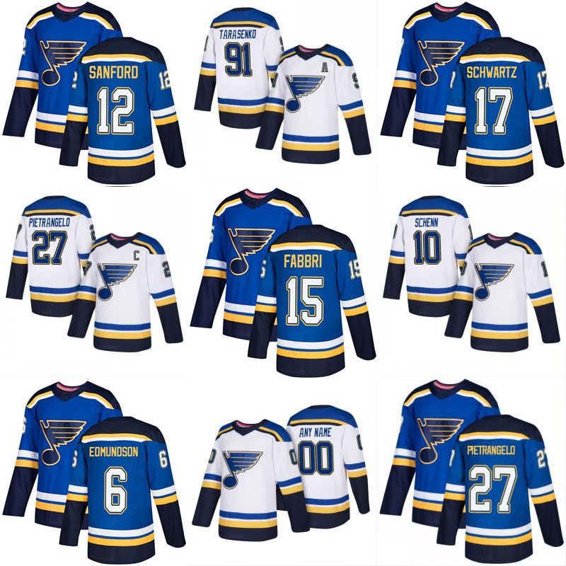 blank st louis blues jersey