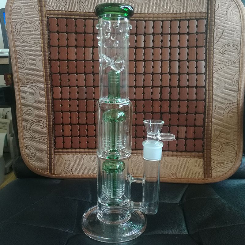 2020 Wholesale 13 Inches Tall Multi Layer Filter Glass Bongs For Sale Hookah Filter Smoking Water Pipe Green Color Big Bongs Pipes From Smokinghot 36 54 Dhgate Com
