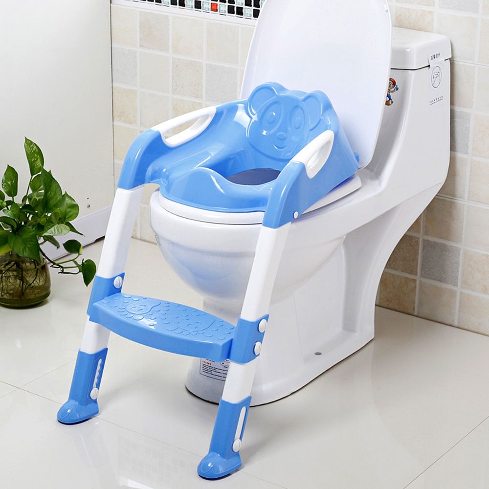 2021 Folding Baby Potty Training Chair With Adjustable Ladder Baby