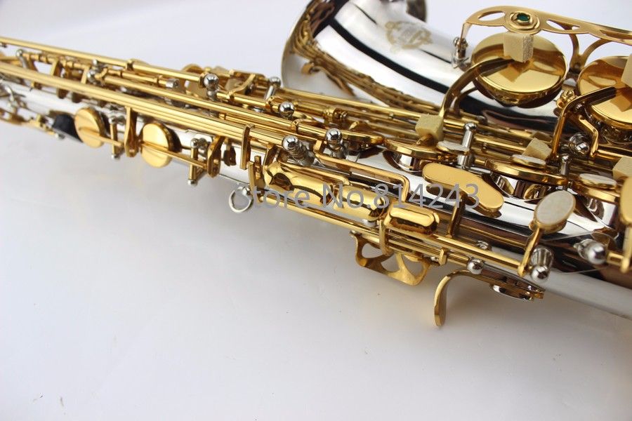 Professional Suzuki Brass Musical Instruments Alto Saxophone Nickel