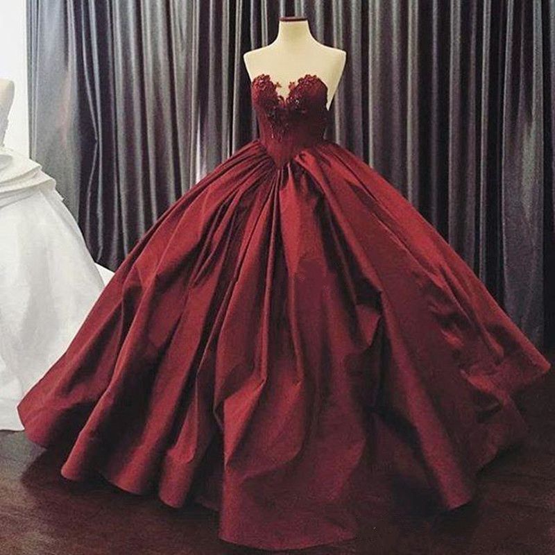 js prom gown red