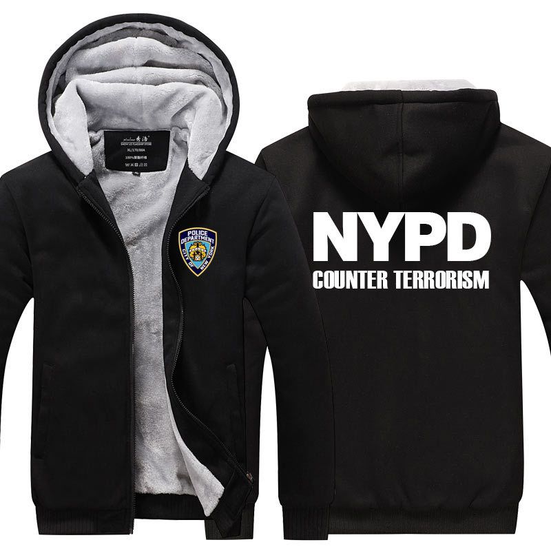 nypd moletom com capuz