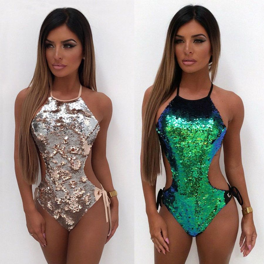 sequin one piece