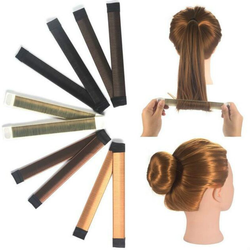 Diy Easy Bun Makers Hair Braiders Elastic Hairband Donuts Chignon