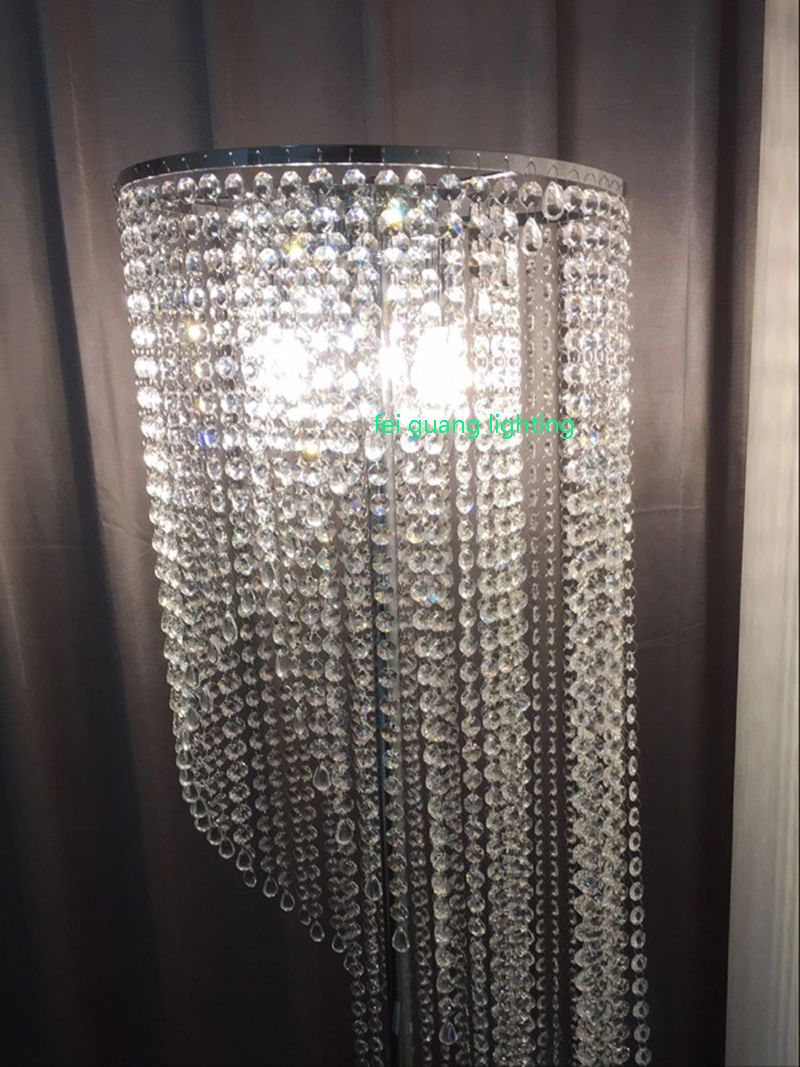 2020 Led Fashion Modern Crystal Floor Lamp Living Room Lights Bedroom