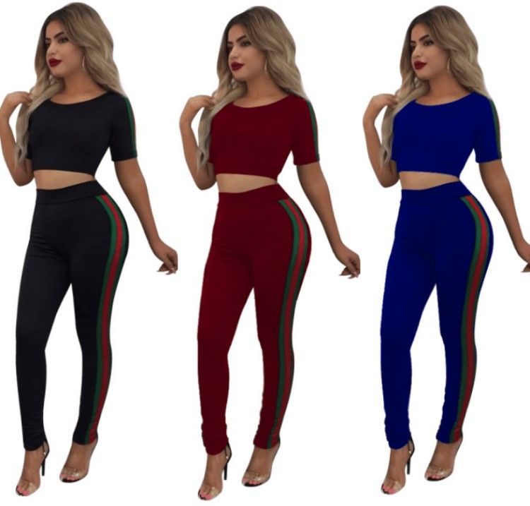 track pants with crop top