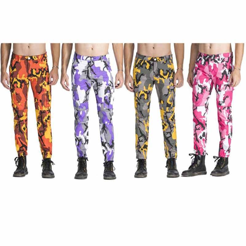 Acquistare Pantaloni Cargo Mimetici Alla Moda Uomo Donna Slim Pantaloni Alla  Caviglia Pantaloni A Banda Caviglia Camo Pantaloni Sportivi Rosa Arancioni  Economico | Consegna Veloce E Qualità | It.Dhgate