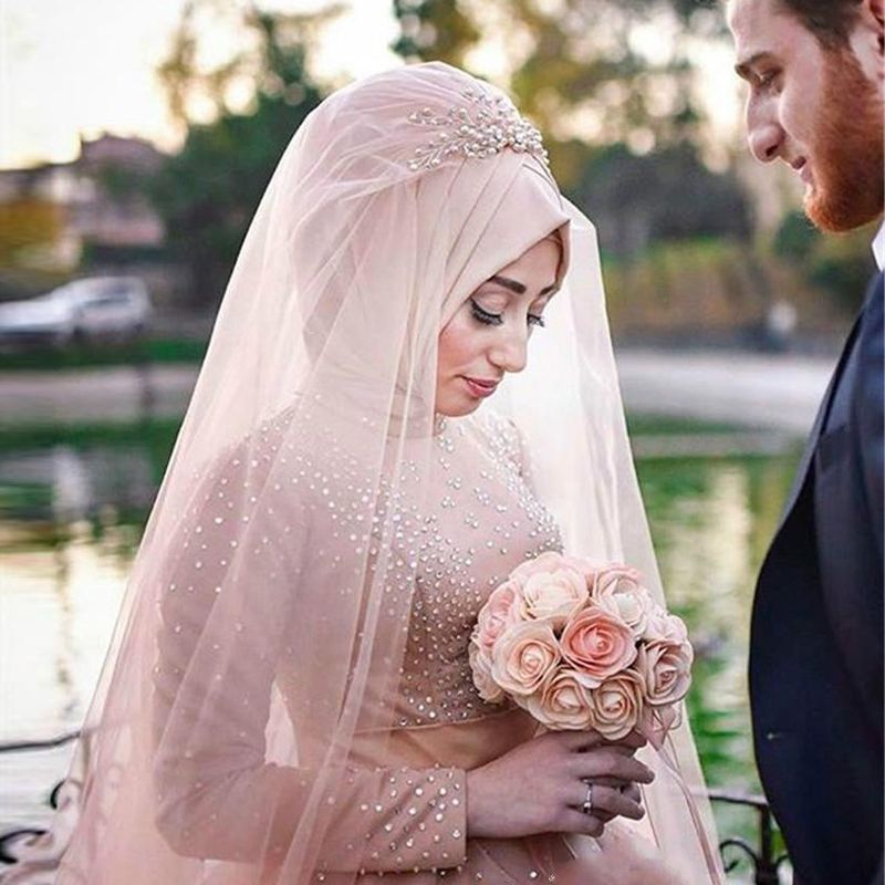 biologie Expertise nemen Blush Pink Baljurk Moslim Trouwjurken Hoge Kraag Lange Mouw Cascading Ruches Crystal Abric Dubai Tulle Trouwjurk biologie Expertise nemen Blush Pink Baljurk Moslim Trouwjurken Hoge Kraag Lange Mouw Cascading Ruches Crystal Abric Dubai Tulle Trouwjurk