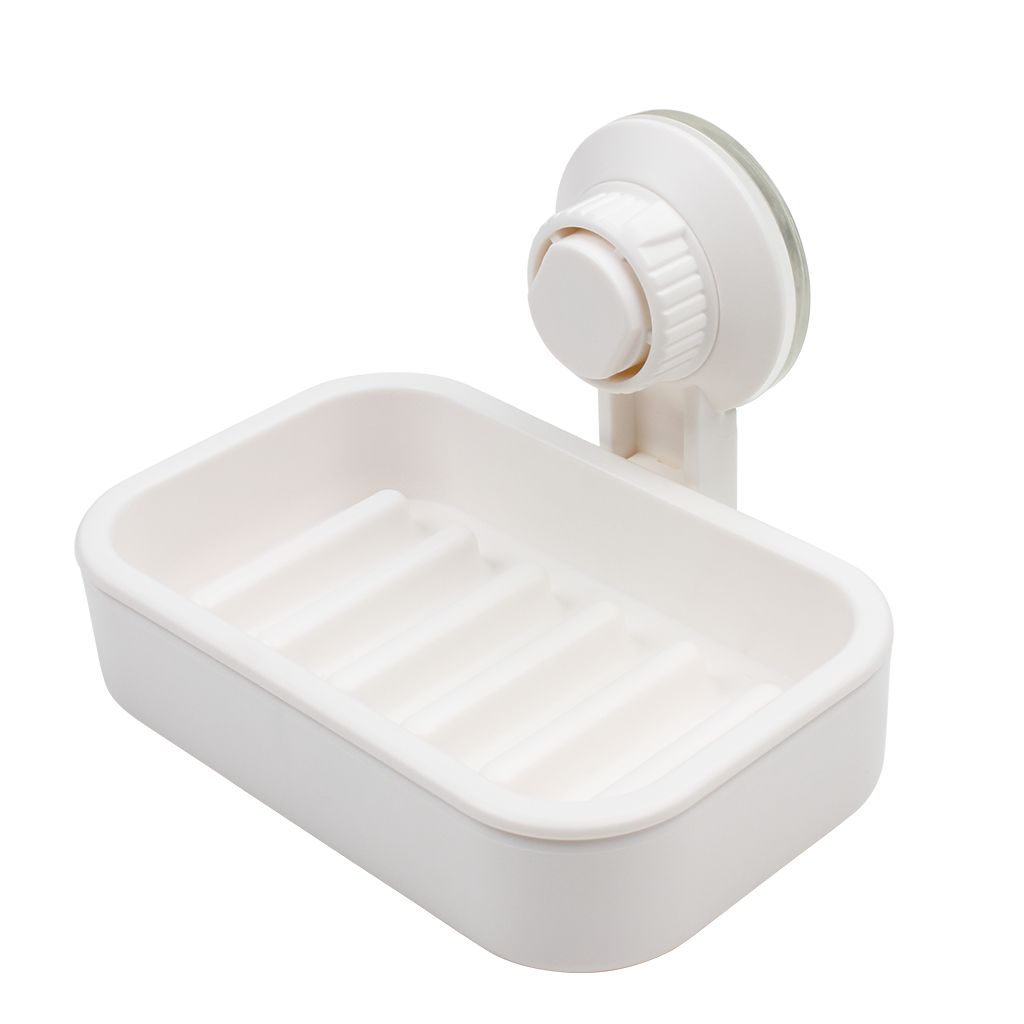 Barthroom Soap Dish Double Layer Plastic Simple Soap Box for Home Kitchen