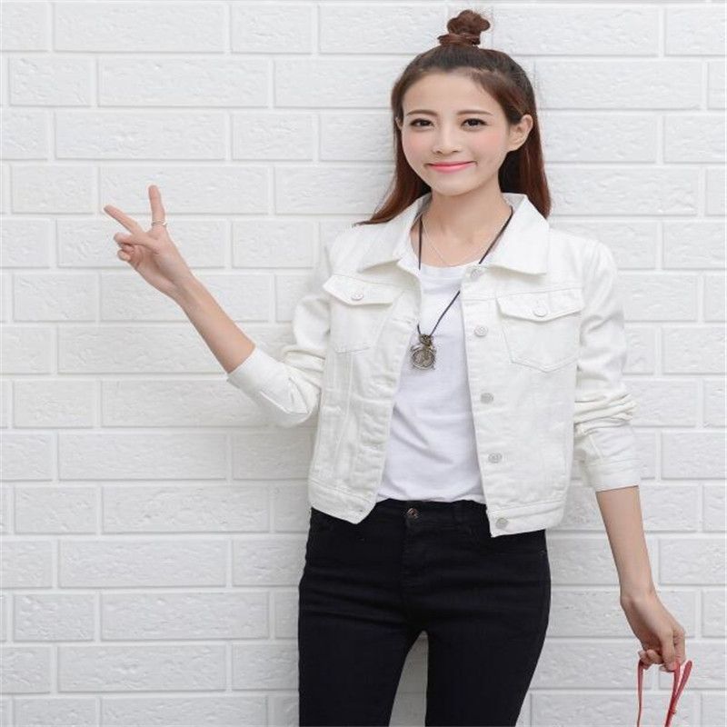 ladies short jeans jacket