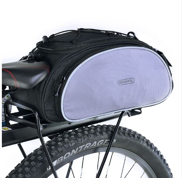 Roswheel Texture Series Cycling Bicycle Bike Pannier Rear Seat Bag Rack Trunk