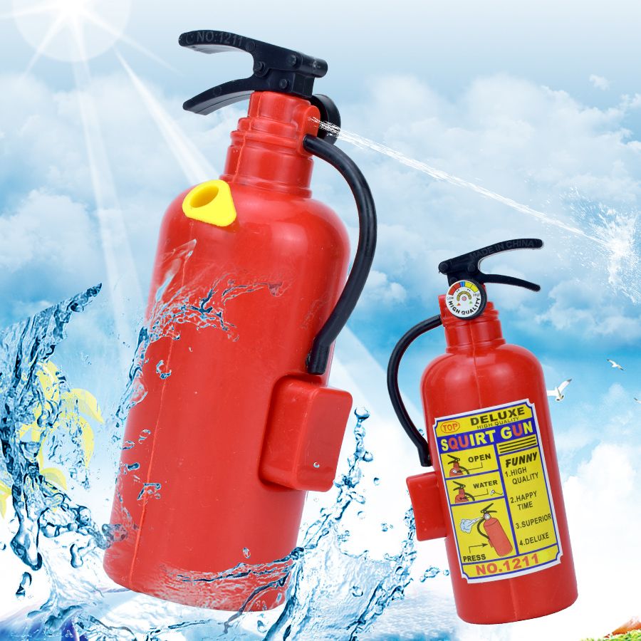 Acheter Extincteur Deau Pistolet à Eau Jouet En Plastique Maison Enfants Jouets Nouveauté Mini Extincteur Dincendie Spray Style Trick Jouets Pour Le