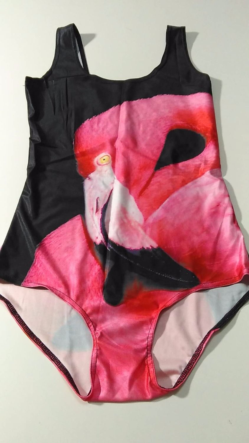 pink flamingo swimwear
