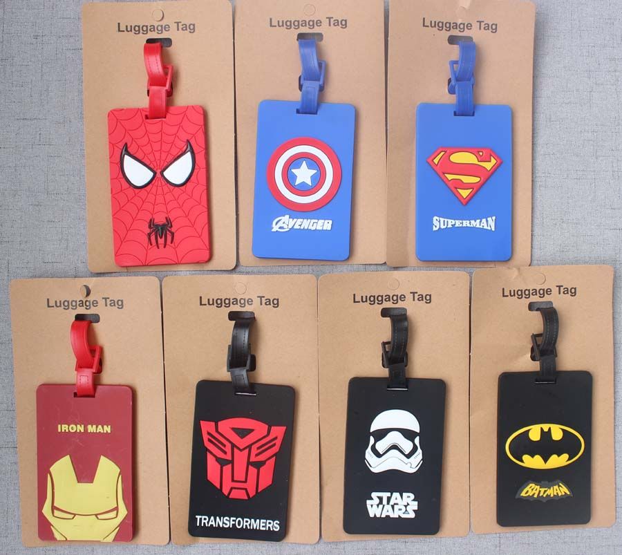 iron man luggage tag