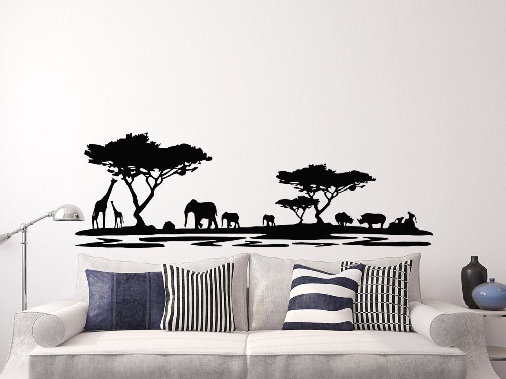 Compre Safari Africa Forest Vinilos Decorativos Vinilos