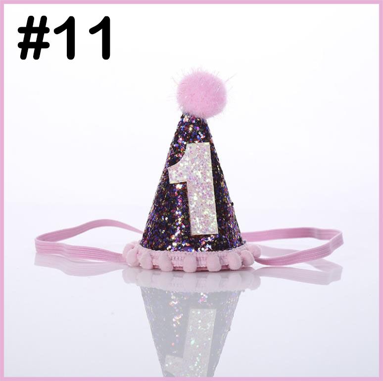 Baby Girl Princess Crown Tiara Headband Birthday Hairband Cake Sequins Party
