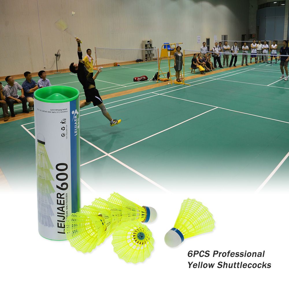 6Pcs//Set Badminton Shuttlecock Professional Nylon Badminton Ball for Outdoor Sports Training