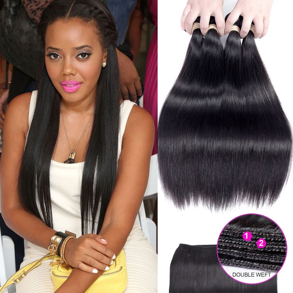 Beau Diva Brazilian Virgin Hair Bundles Straight Human Hair Weaves