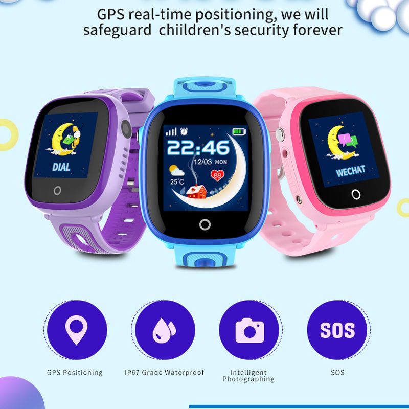 waterproof ip67 kids smartwatch
