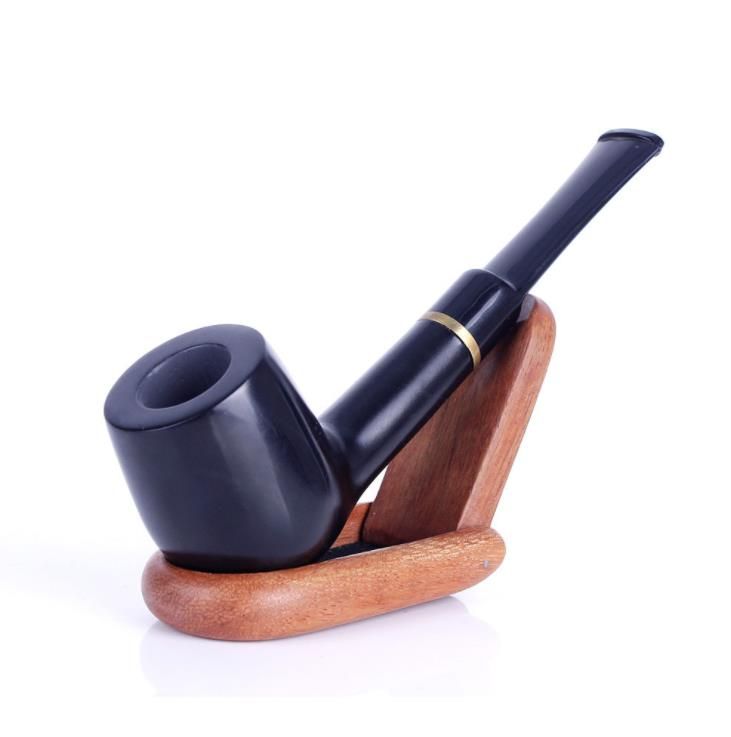 2021 Straight Long Rod Filter Cigarette Holder, Black Ebony, And