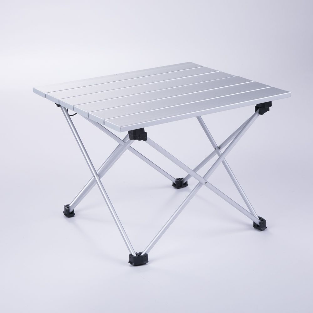 small aluminum folding camping table