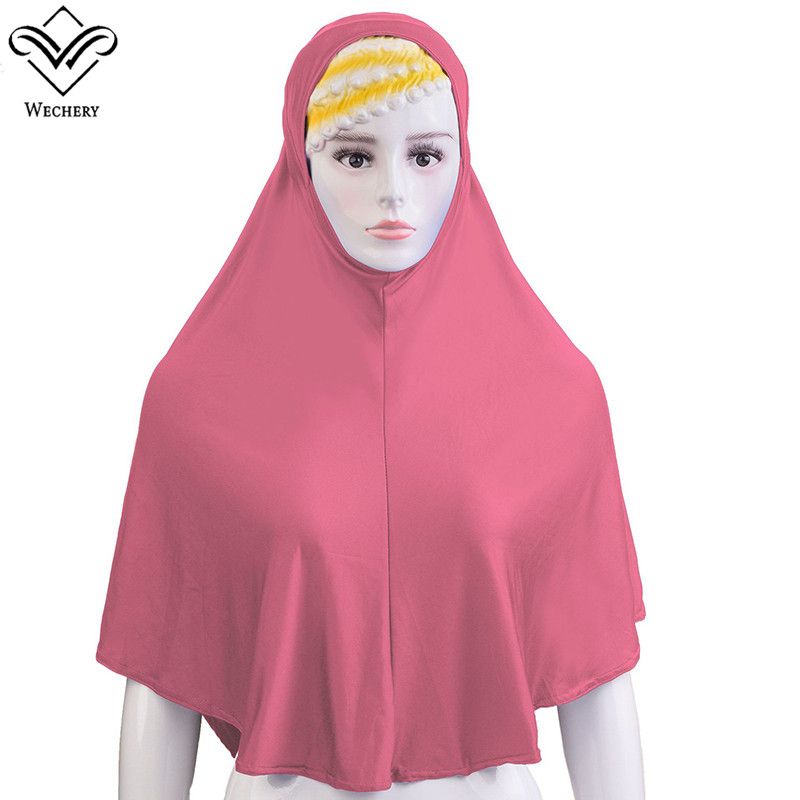 Cotton Modal Muslimische Frauen Erwachsene Hijab Islamisches Kopftuch Plain