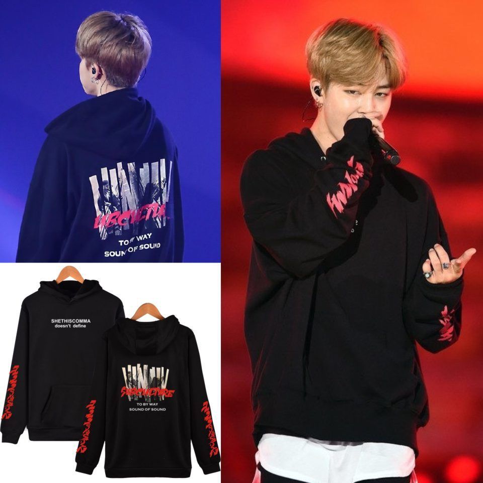 Compra Grupo Juvenil A Prueba De Balas BTS JIMIN Conciertos Sudaderas Con  Capucha Para Hombres Medianoche Barato | Entrega Rápida Y Calidad |  Es.Dhgate
