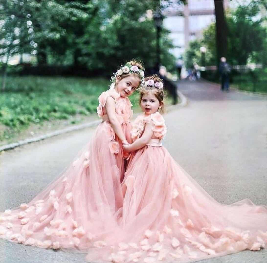 glamorous flower girl dresses