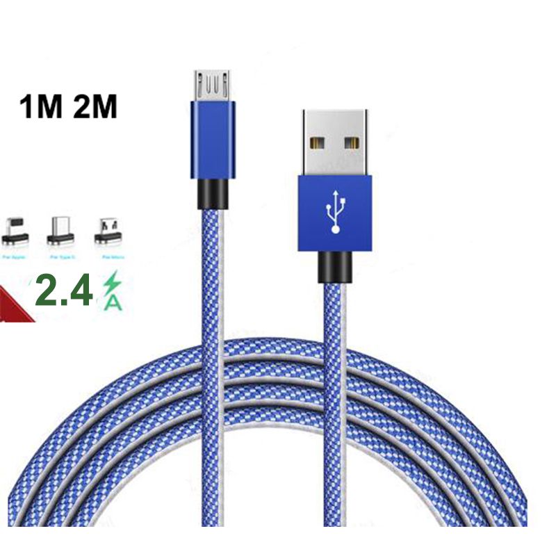 Braid Usb Cable 1m 3ft 2m 6ft 2 4a Fast Charging Cable Usb Type C