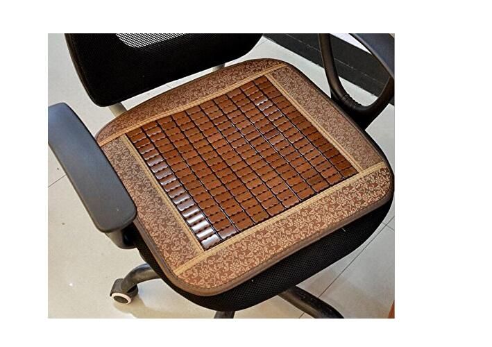 45x45cm Summer Home Cooling Chair Pad Cool Bamboo Cushion Car Comfort Seat Breathable Office Cover Mat Wicker Cushions Outdoor
